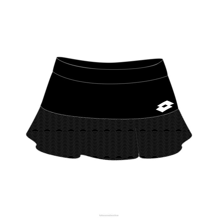SQUADRA G II SKIRT PL ALL BLACK Lotto Kids Apparel 0Z6F1226