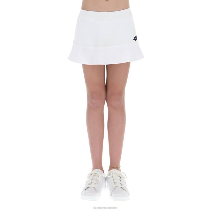 SQUADRA G II SKIRT PL BRIGHT WHITE Lotto Kids Apparel 0Z6F1224