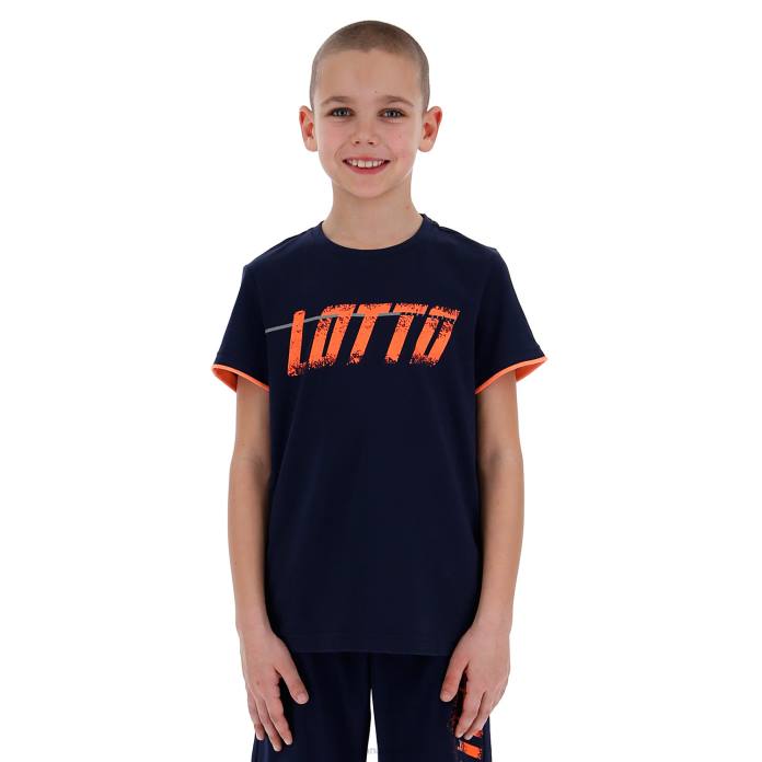 LOGO TEE NAVY BLUE Lotto Kids Apparel 0Z6F1147