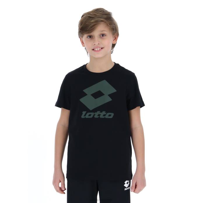 SMART B II TEE JS ALL BLACK Lotto Kids Apparel 0Z6F1141