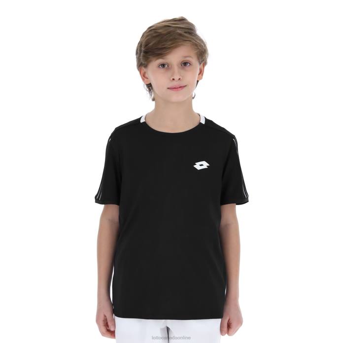 SQUADRA B II TEE PL ALL BLACK Lotto Kids Apparel 0Z6F1173