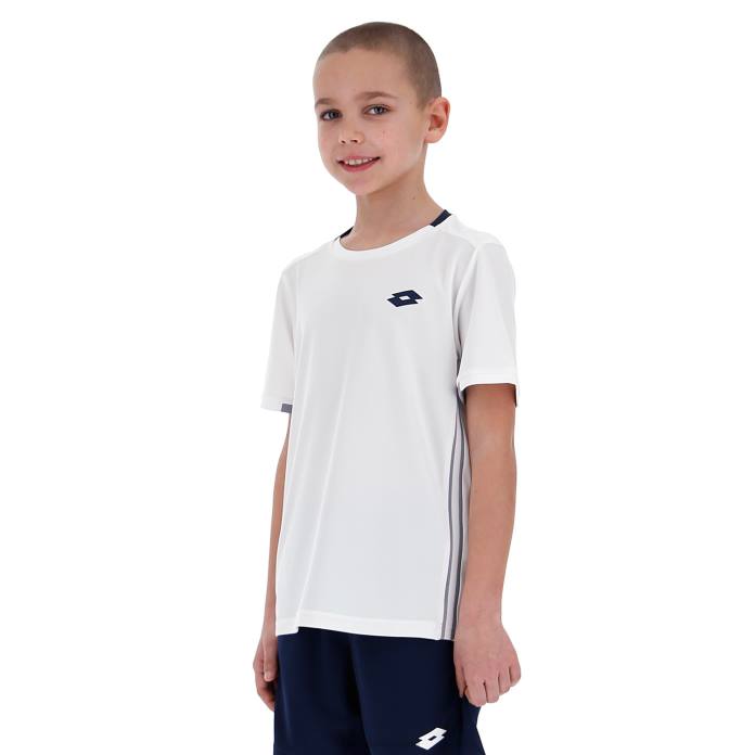 SQUADRA B TEE BRILLIANT WHITE Lotto Kids Apparel 0Z6F1166