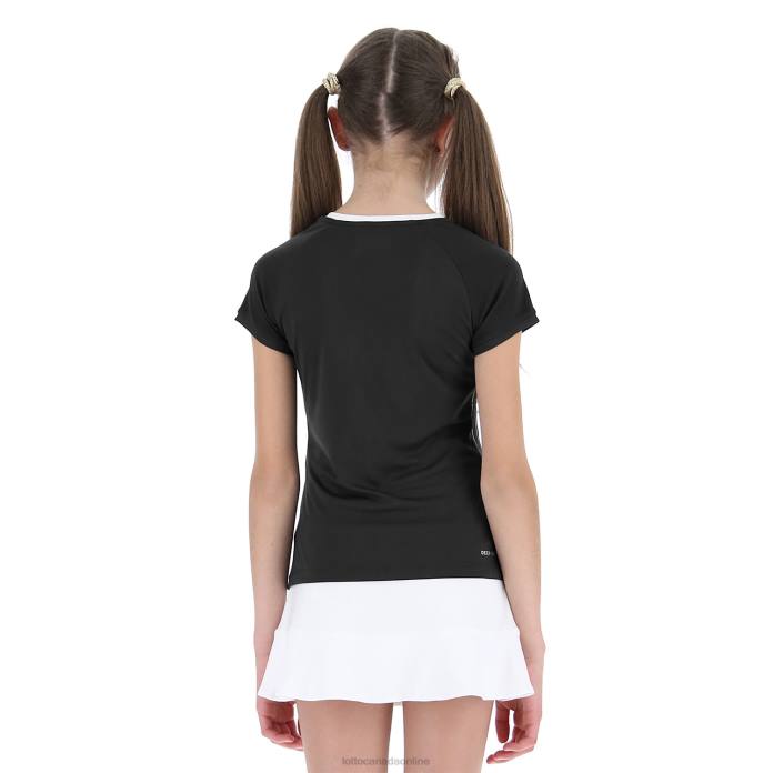 SQUADRA G II TEE PL ALL BLACK Lotto Kids Apparel 0Z6F1177