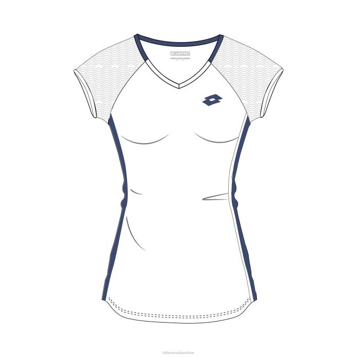 SQUADRA G II TEE PL BRIGHT WHITE Lotto Kids Apparel 0Z6F1175