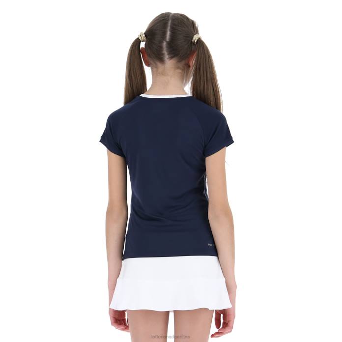 SQUADRA G II TEE PL NAVY BLUE Lotto Kids Apparel 0Z6F1176