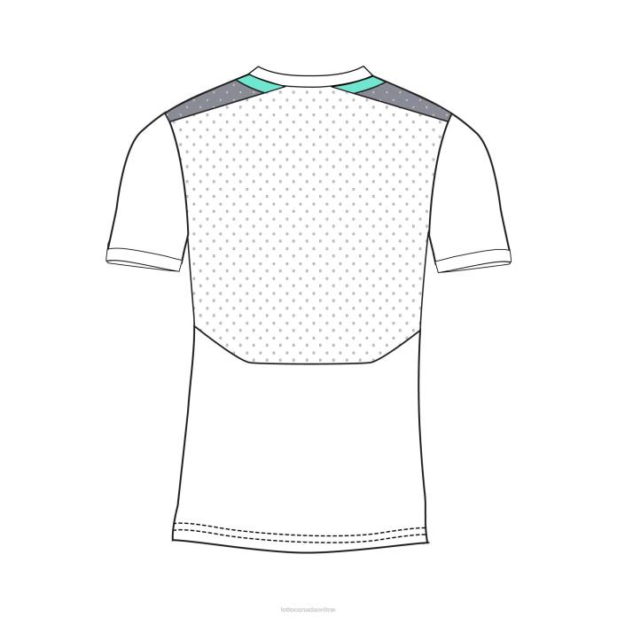 TOP B IV TEE 1 BRIGHT WHITE/GREEN 929C Lotto Kids Apparel 0Z6F1158