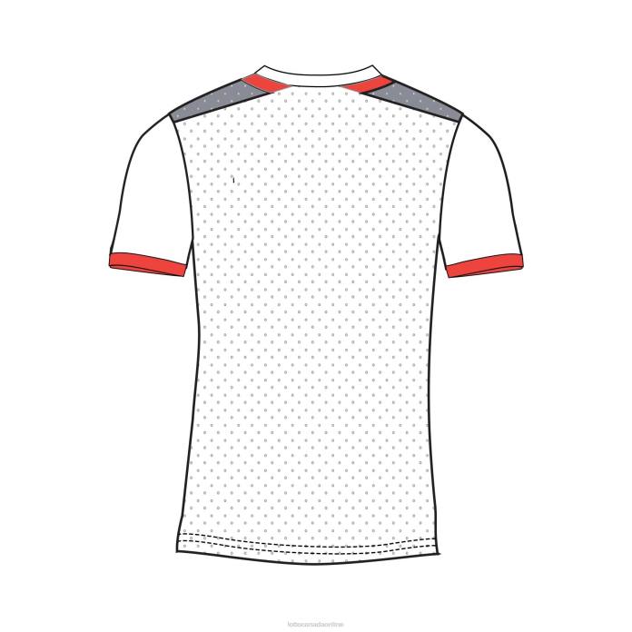 TOP B IV TEE 2 RED POPPY/BRIGHT WHITE Lotto Kids Apparel 0Z6F1156