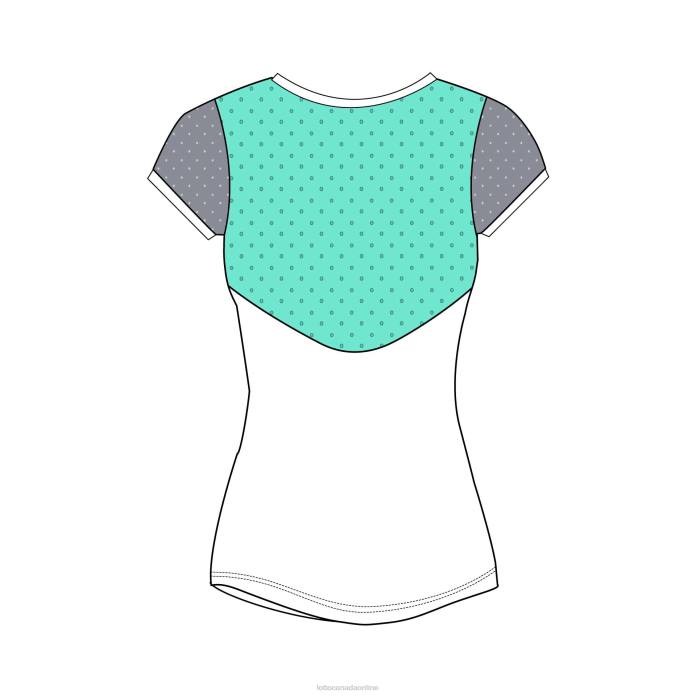 TOP G IV TEE 1 BRIGHT WHITE/GREEN 929C Lotto Kids Apparel 0Z6F1159