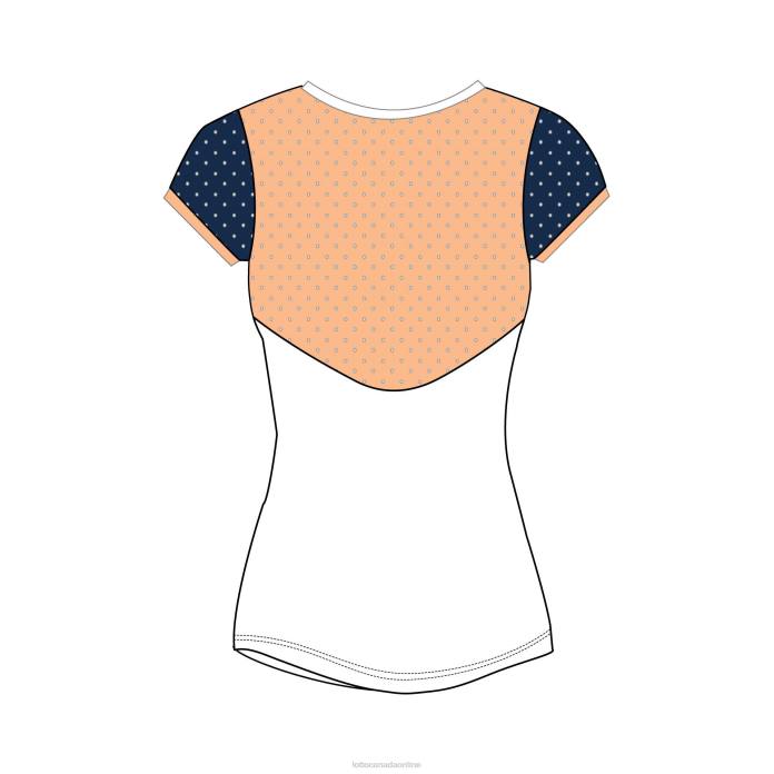 TOP G IV TEE 1 BRIGHT WHITE/ORANGE BEAT Lotto Kids Apparel 0Z6F1162