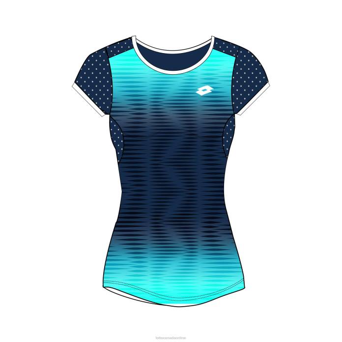 TOP G IV TEE 2 BLUE ATOLL/NAVY BLUE Lotto Kids Apparel 0Z6F1164