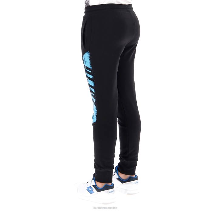 LOGO PANTS ALL BLACK Lotto Kids Apparel 0Z6F1200
