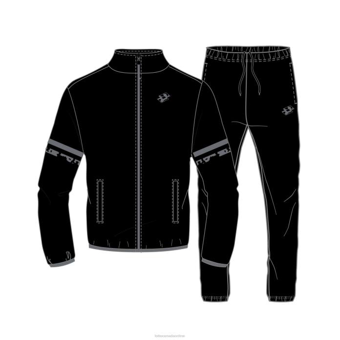 SMART B IV SUIT ALL BLACK Lotto Kids Apparel 0Z6F1190 SMART B IV SUIT ALL BLACK Lotto Kids Apparel 0Z6F1190