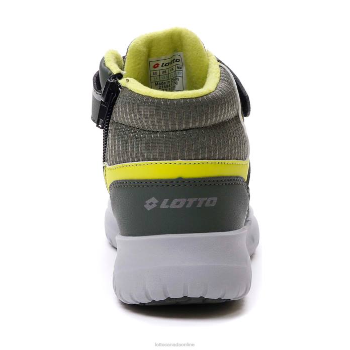 FUGA AMF MID CL SL THYME DK GREEN/GRAVITY TITAN/ALL BLACK Lotto Kids Shoes 0Z6F1054