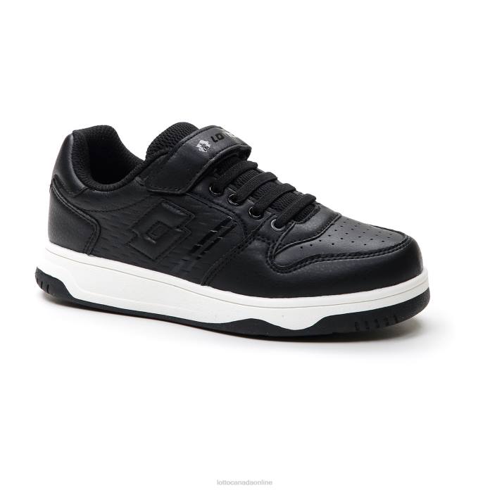 ROCKET AMF II LTH CL S ALL BLACK Lotto Kids Shoes 0Z6F1064