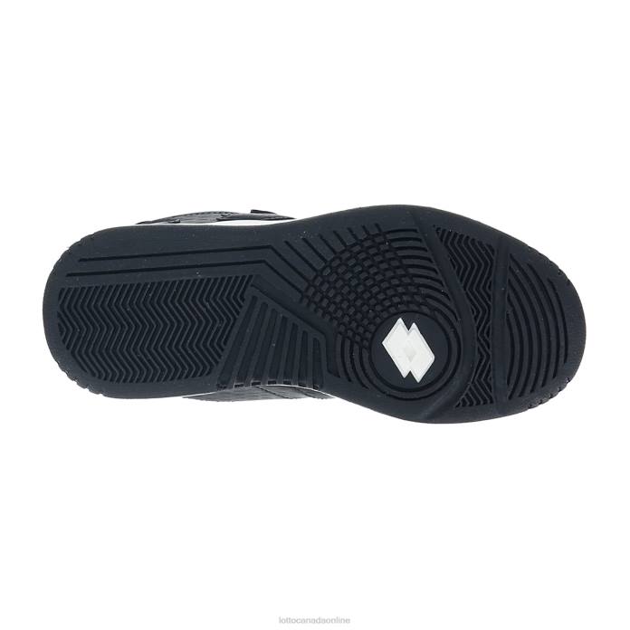 ROCKET AMF II LTH CL S ALL BLACK Lotto Kids Shoes 0Z6F1064