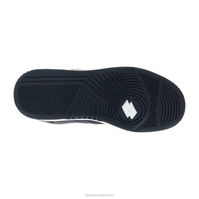 ROCKET AMF II LTH JR ALL BLACK Lotto Kids Shoes 0Z6F1061