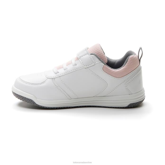 SET ACE AMF XIX 1 CL S WHITE/PEACH WHIP/COOL GRAY 7U Lotto Kids Shoes 0Z6F1072