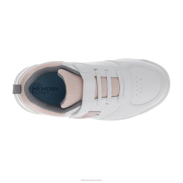 SET ACE AMF XIX 1 CL S WHITE/PEACH WHIP/COOL GRAY 7U Lotto Kids Shoes 0Z6F1072