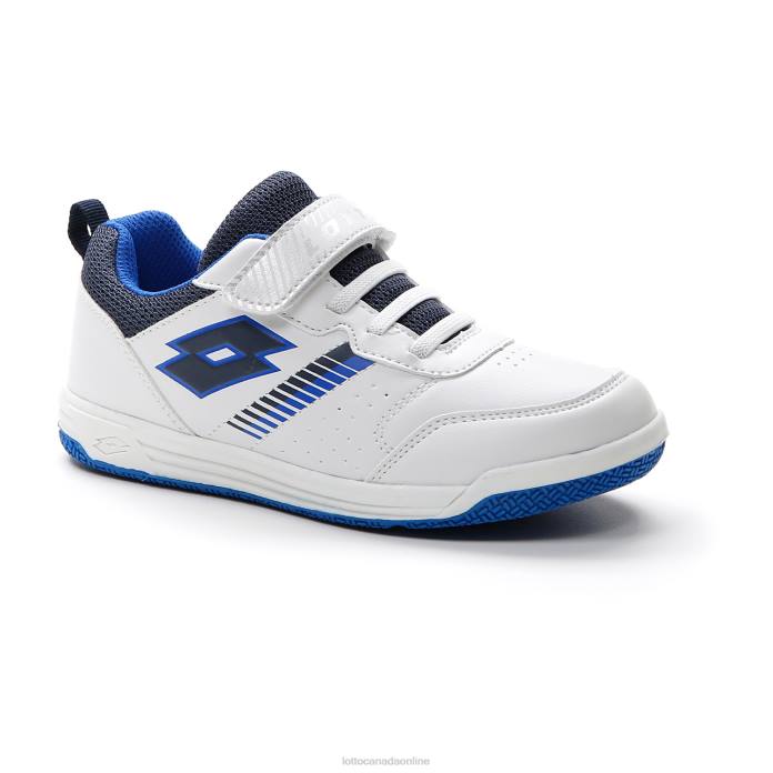 SET ACE AMF XVIII CL S WHITE/DRESS BLUE/PACIFIC BLUE Lotto Kids Shoes 0Z6F1076