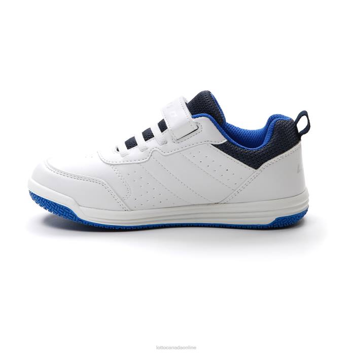 SET ACE AMF XVIII CL S WHITE/DRESS BLUE/PACIFIC BLUE Lotto Kids Shoes 0Z6F1076