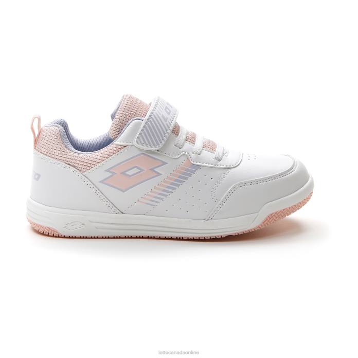 SET ACE AMF XVIII CL S WHITE/PEACH WHIP/HEAVENLY 9381 Lotto Kids Shoes 0Z6F1077