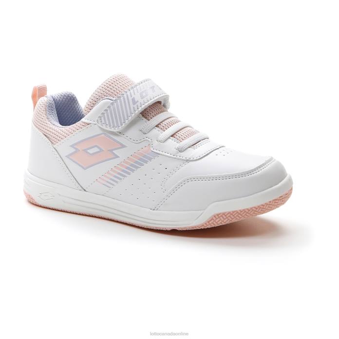 SET ACE AMF XVIII CL S WHITE/PEACH WHIP/HEAVENLY 9381 Lotto Kids Shoes 0Z6F1077