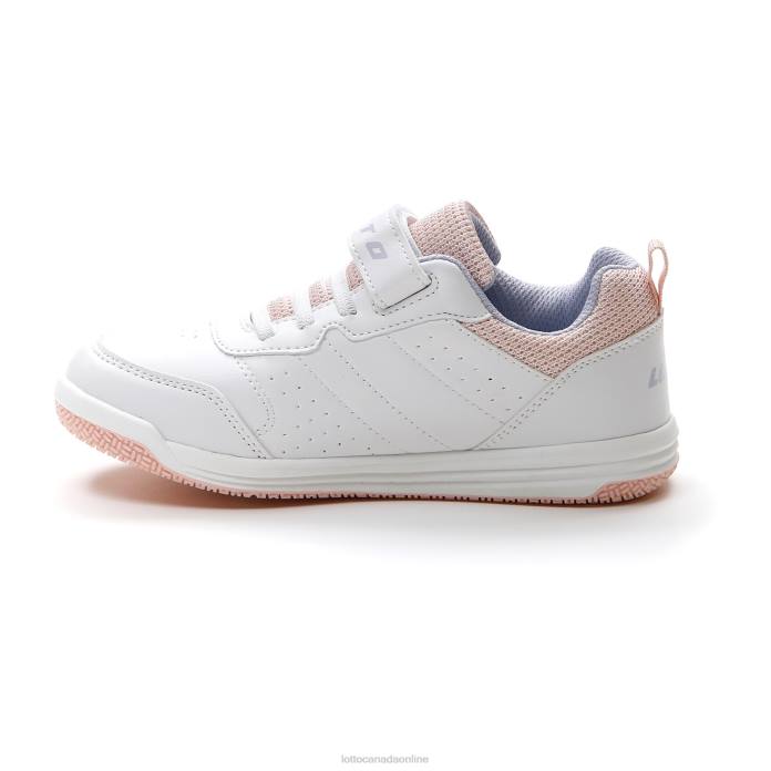 SET ACE AMF XVIII CL S WHITE/PEACH WHIP/HEAVENLY 9381 Lotto Kids Shoes 0Z6F1077