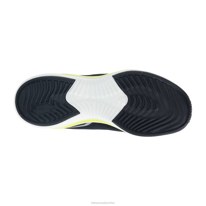 SPEEDEVO 600 AMF JR ALL BLACK/COOL GRAY 11C/ACACIA GREEN Lotto Kids Shoes 0Z6F1089