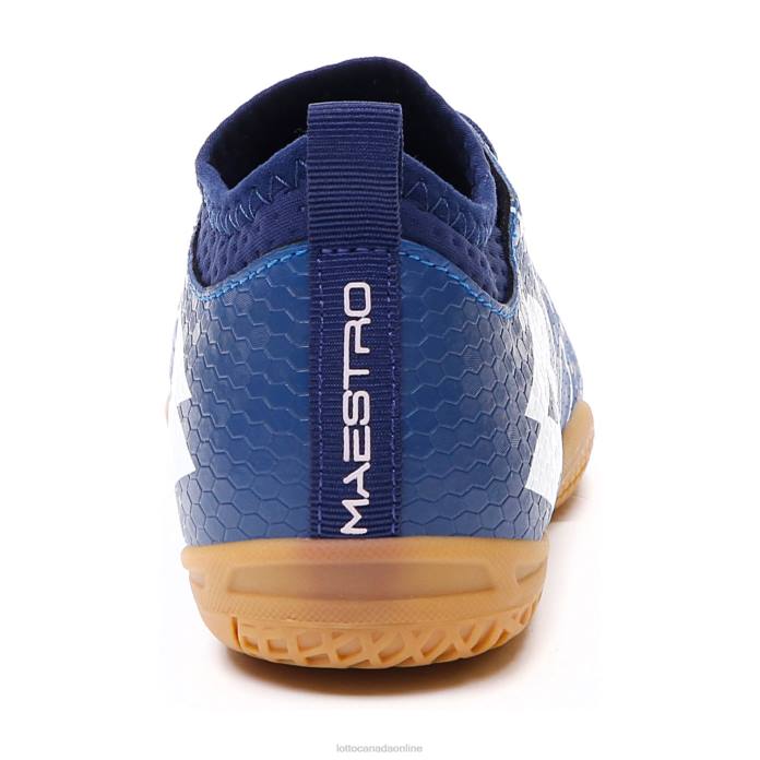 MAESTRO 700 III ID JR SKYDIVER BLUE/ALL WHITE/BLUE PEONY Lotto Kids Shoes 0Z6F1119