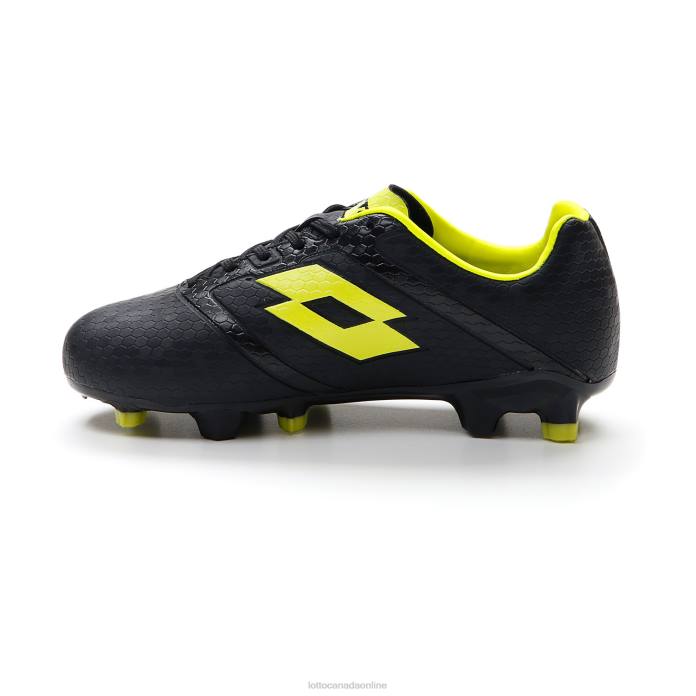 MAESTRO 700 IV FG JR ALL BLACK/ACACIA GREEN Lotto Kids Shoes 0Z6F1103