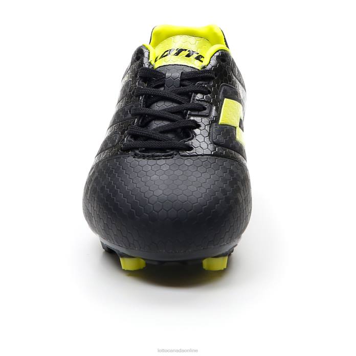 MAESTRO 700 IV FG JR ALL BLACK/ACACIA GREEN Lotto Kids Shoes 0Z6F1103