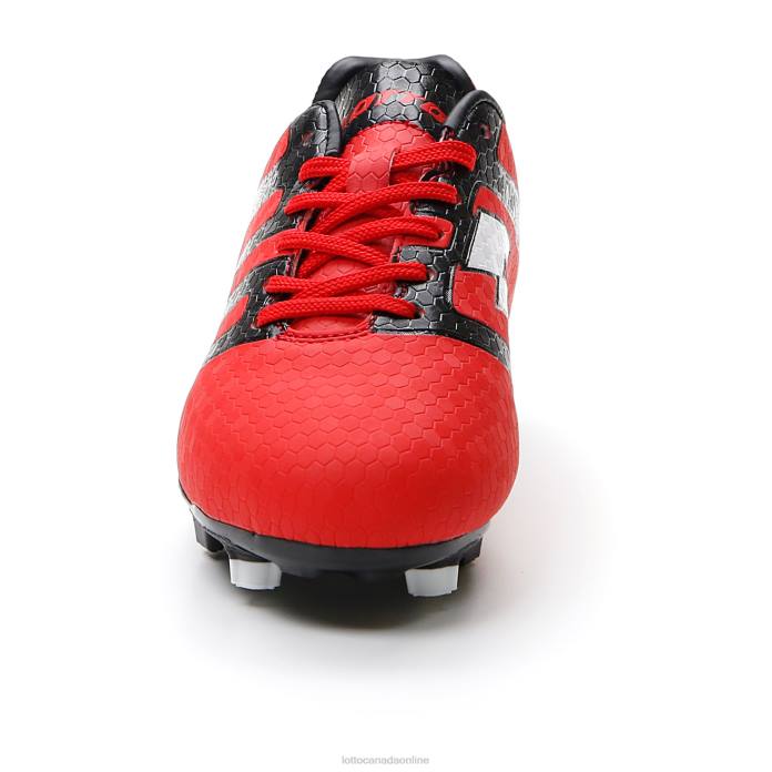 MAESTRO 700 IV FG JR FLAME RED/ALL BLACK Lotto Kids Shoes 0Z6F1102