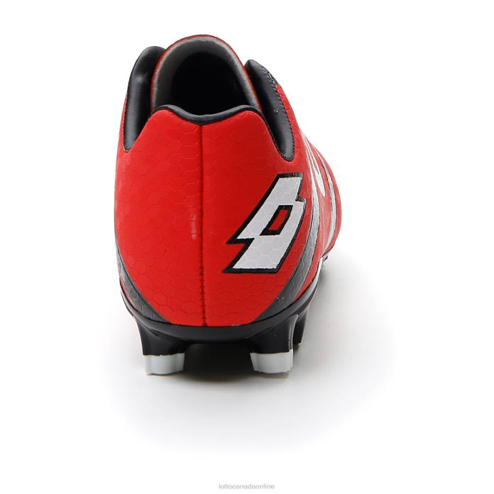 MAESTRO 700 IV FG JR FLAME RED/ALL BLACK Lotto Kids Shoes 0Z6F1102