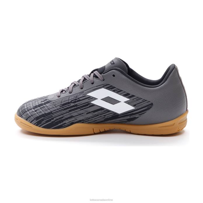 SOLISTA 700 III ID JR ALL BLACK/ALL WHITE/GRAVITY TITAN Lotto Kids Shoes 0Z6F1108