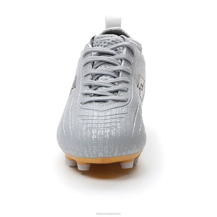 SOLISTA 700 IV FG JR VAPOR GRAY/ALL BLACK/LIGHT PLATINO Lotto Kids Shoes 0Z6F1099