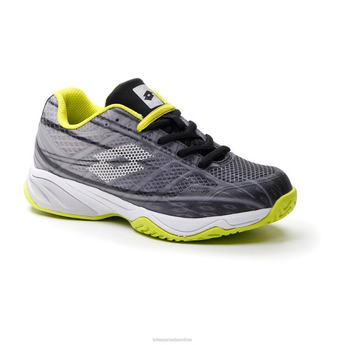 MIRAGE 300 ALR JR ALL BLACK/ALL WHITE/ACACIA GREEN Lotto Kids Shoes 0Z6F1122