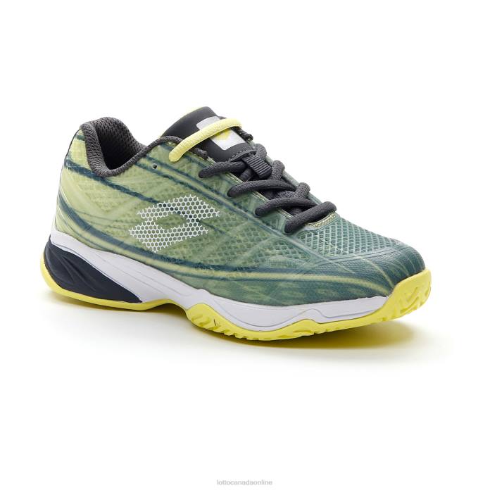 MIRAGE 300 ALR JR ASPHALT/ALL WHITE/YELLOW NEON Lotto Kids Shoes 0Z6F1132