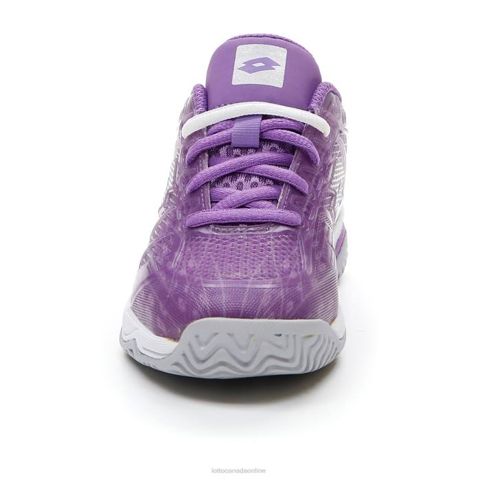 MIRAGE 300 ALR JR BELLFLOWER/ALL WHITE/SILVER METAL 2 Lotto Kids Shoes 0Z6F1131