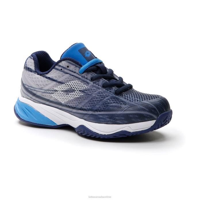 MIRAGE 300 ALR JR NAVY BLUE/ALL WHITE/LIGHT ATLANTIC Lotto Kids Shoes 0Z6F1121