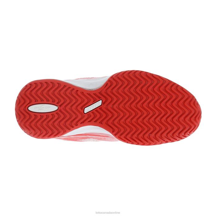 MIRAGE 300 ALR JR PINK CHERRY/ALL WHITE/RED POPPY Lotto Kids Shoes 0Z6F1123