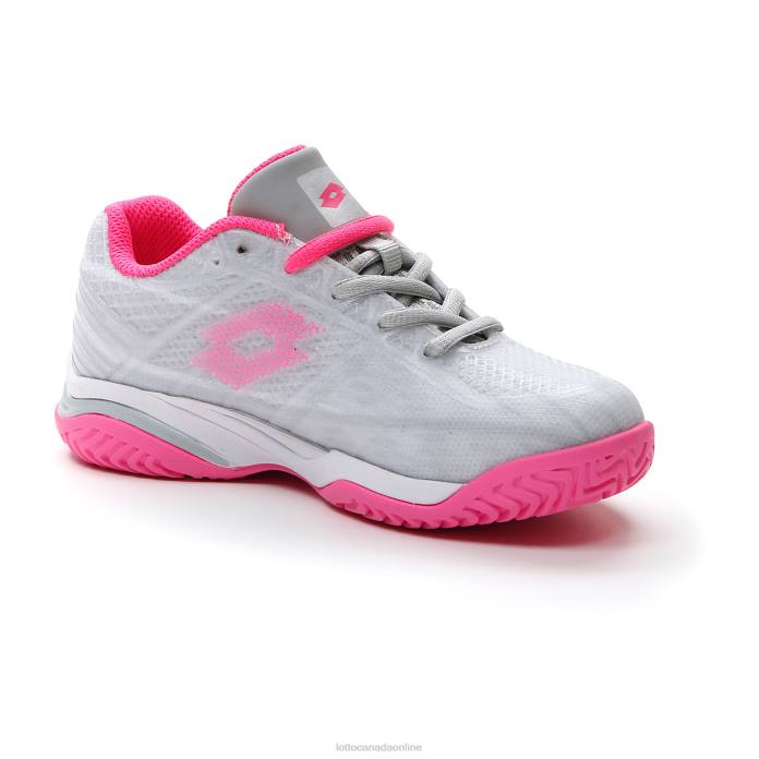 MIRAGE 300 ALR JR VAPOR GRAY/VIVID FUCHSIA/COOL GRAY 7C Lotto Kids Shoes 0Z6F1129