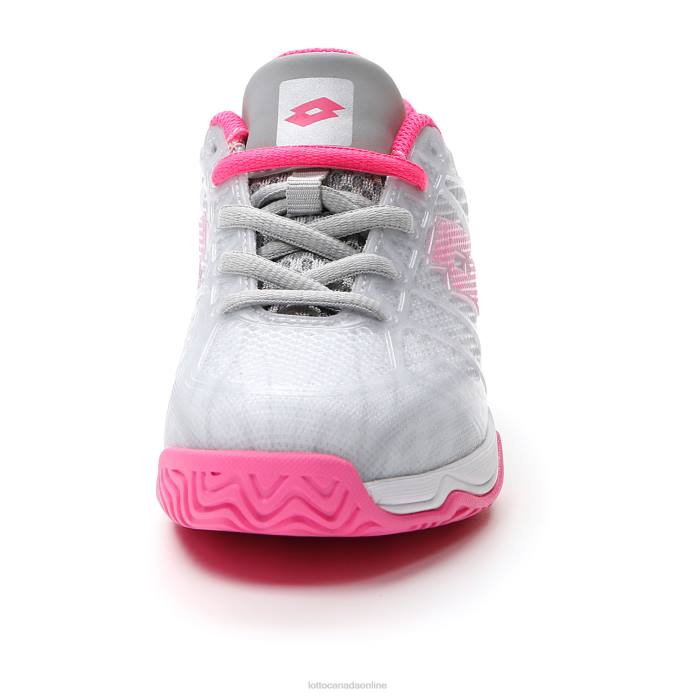 MIRAGE 300 ALR JR VAPOR GRAY/VIVID FUCHSIA/COOL GRAY 7C Lotto Kids Shoes 0Z6F1129