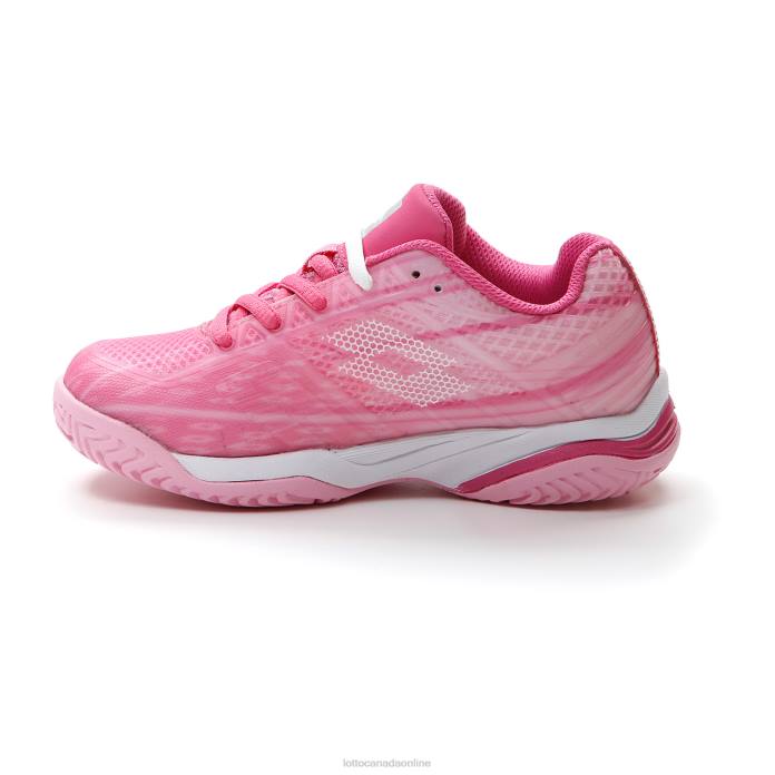 MIRAGE 300 ALR JR WILD ORCHID/ALL WHITE/PINK 243C Lotto Kids Shoes 0Z6F1130