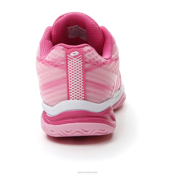 MIRAGE 300 ALR JR WILD ORCHID/ALL WHITE/PINK 243C Lotto Kids Shoes 0Z6F1130