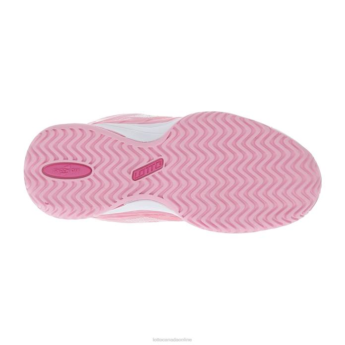 MIRAGE 300 ALR JR WILD ORCHID/ALL WHITE/PINK 243C Lotto Kids Shoes 0Z6F1130