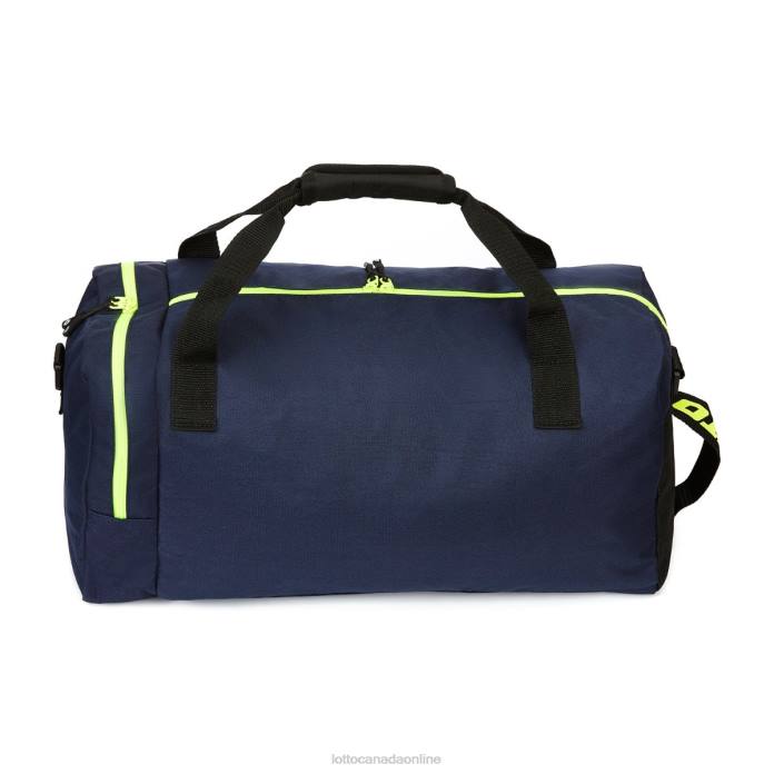 BAG GYM S NAVY BLUE/SILVER METAL/SAFETY YELLOW Lotto Man Accessoris 0Z6F653