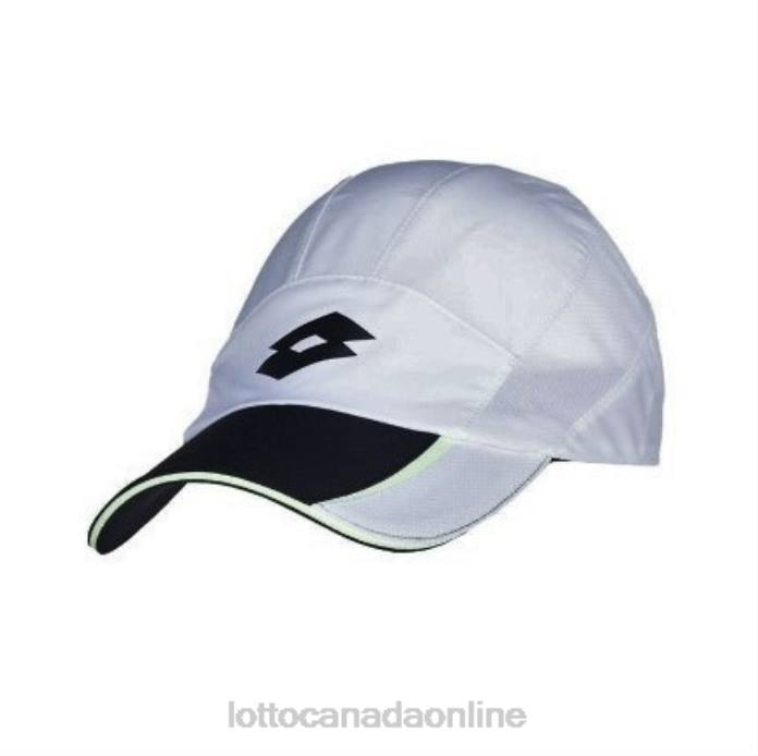TENNIS CAP BRIGHT WHITE/ALL BLACK Lotto Man Accessoris 0Z6F666