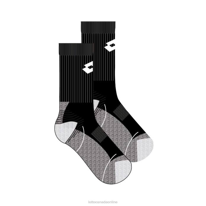 TENNIS SOCK II ALL BLACK Lotto Man Accessoris 0Z6F681