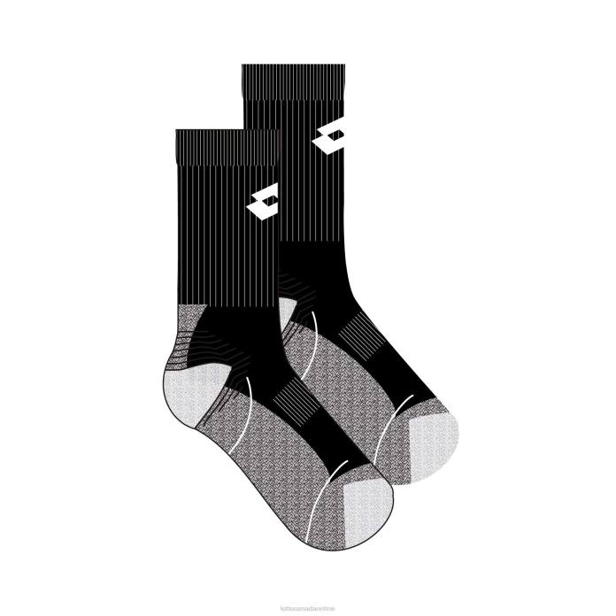 TENNIS SOCK II ALL BLACK Lotto Man Accessoris 0Z6F681