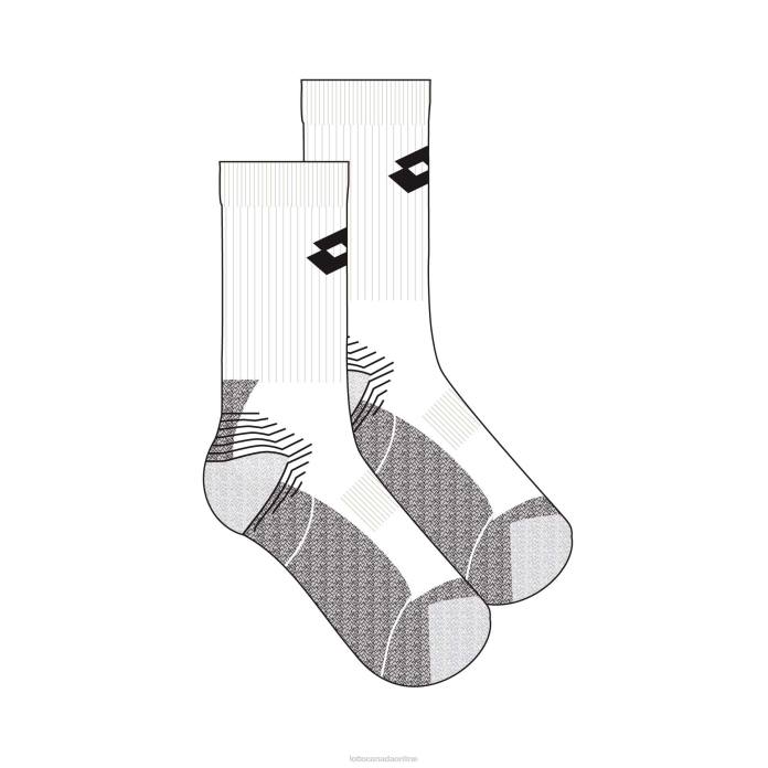 TENNIS SOCK II BRIGHT WHITE Lotto Man Accessoris 0Z6F677